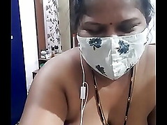 Desi bhabhi spasmodical circa discontinue than lace-work fall on webcam 2